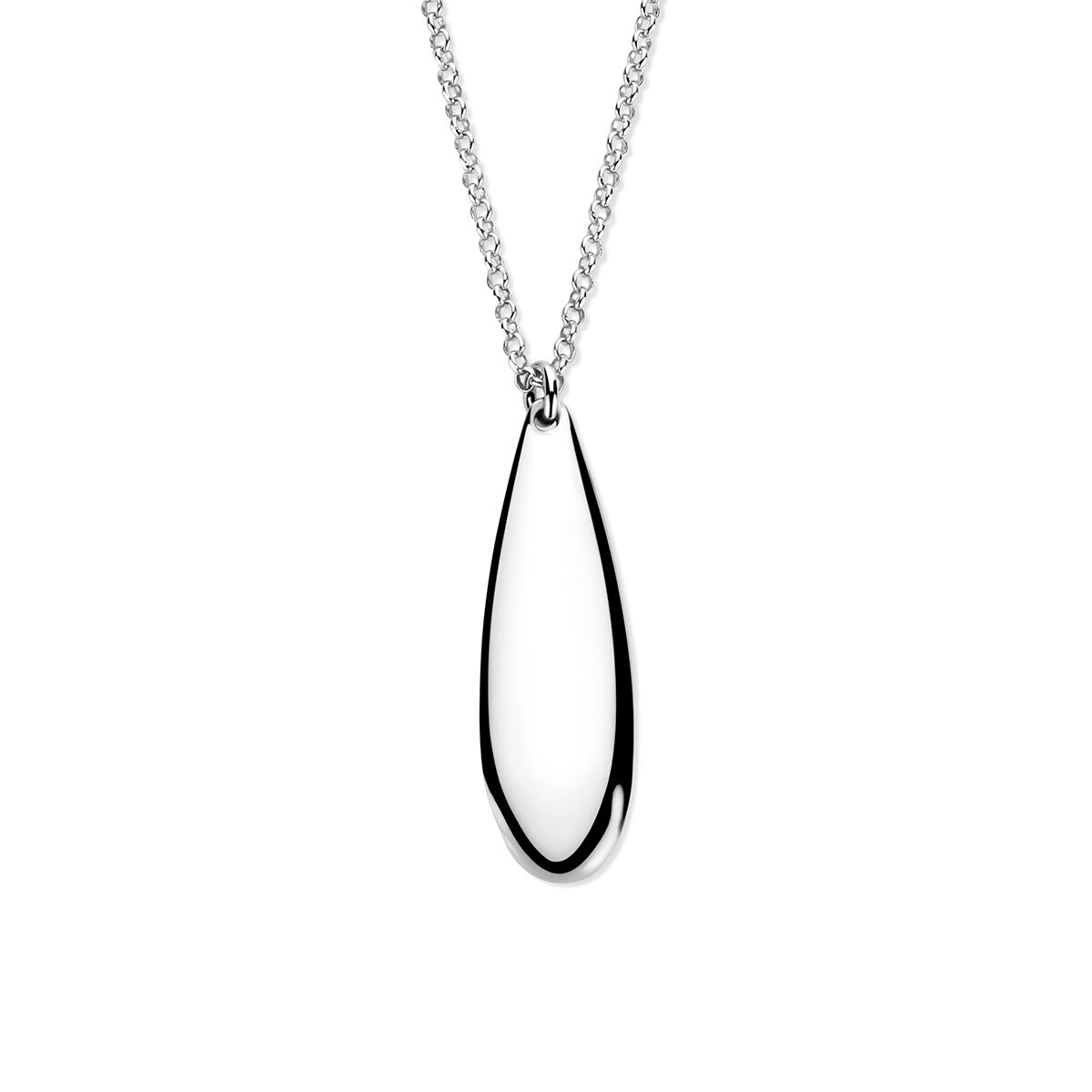 Fantasy Collection Collier druppel 41 + 4 cm zilver