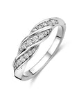 Zilveren Gerhodineerde Ring Zirkonia 1340895