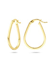 14K geelgouden oorringen 25 mm - 4033501