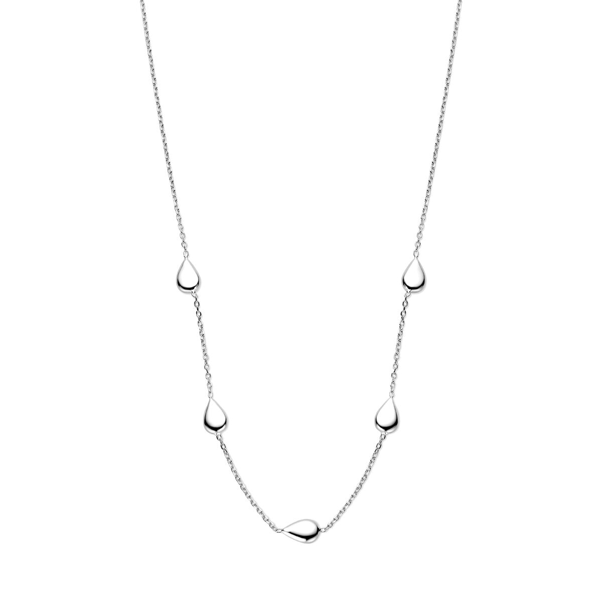 Fantasy Collection Collier druppels 40 + 4 cm zilver