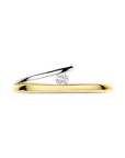 14K Bicolor Gouden Geel/Wit Ring Diamant 0.05Ct H Si 4209078