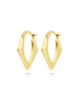 14K geelgouden oorringen 22 mm - 4033422