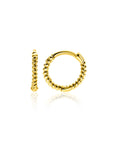 Zinzi Gold 14 krt gouden oorringen (10mm) met gedraaide buis ZGO468
