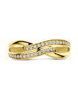 14K Geelgouden Ring Zirkonia 4033459 - PansiteNederland.nl