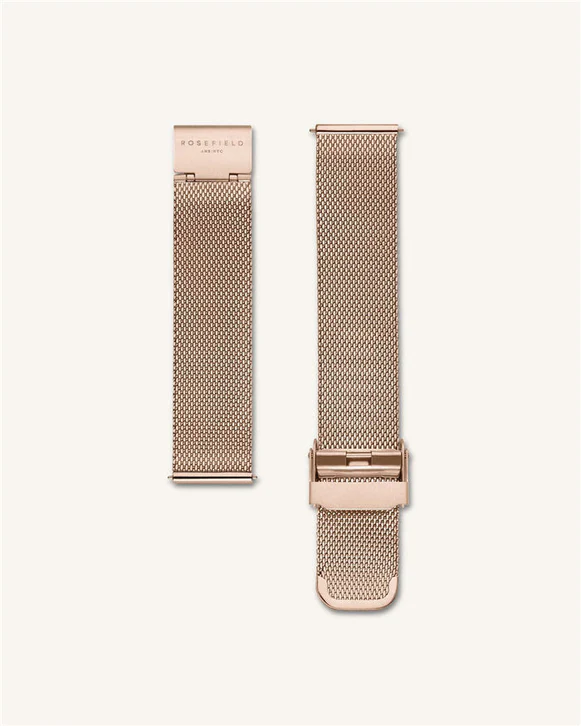 Rosefield horloge MWR-M42 THE MERCER White Rosegold - PansiteNederland.nl