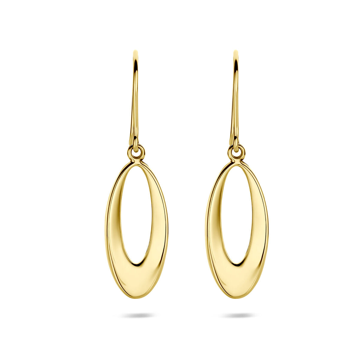 14K geelgouden oorhangers franse haak 40 mm - 4034296