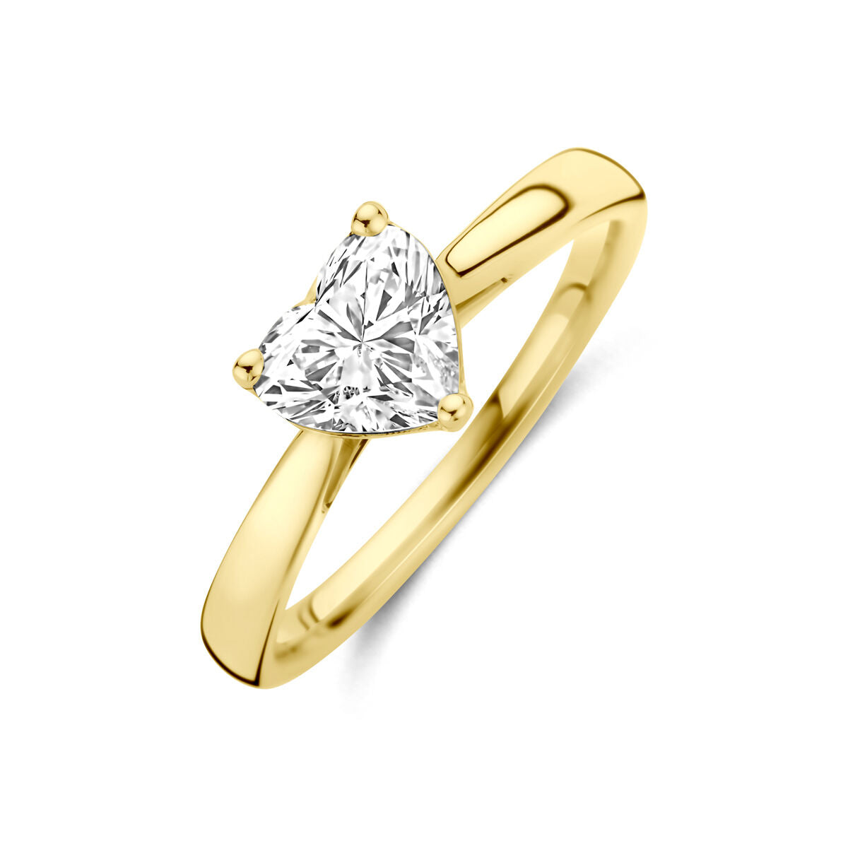 Fantasy Collection Ring lab grown diamant 1.00ct h si 14K geelgoud