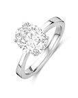 Zilveren Gerhodineerde Ring Zirkonia 1340906