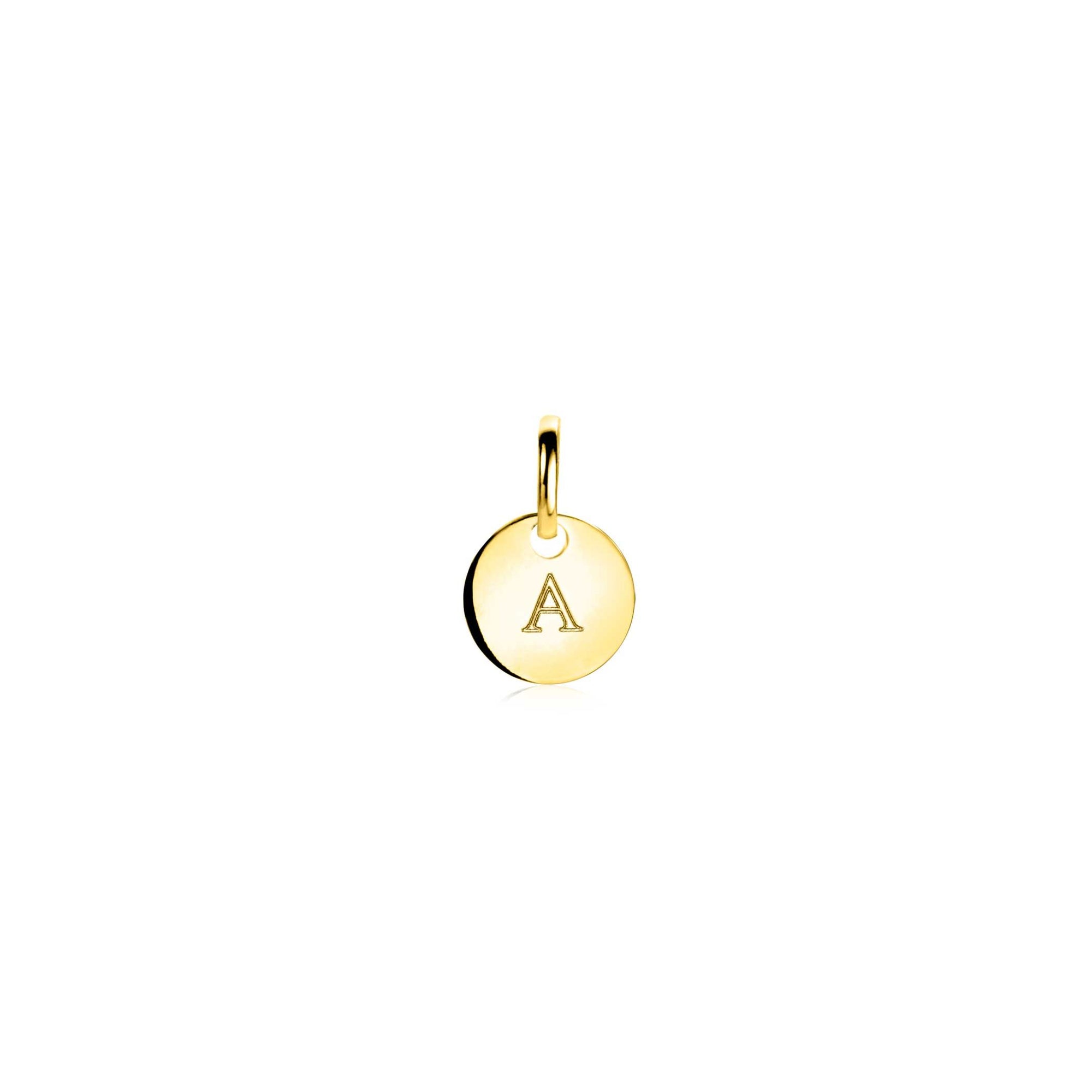 Zinzi Gold 14 krt gouden hanger met trendy glanzend hartje van 8mm ZGH396-8 (zonder collier) - PansiteNederland.nl