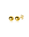 Zinzi Gold 14 krt gouden glanzende bol oorknoppen 3mm ZGO393