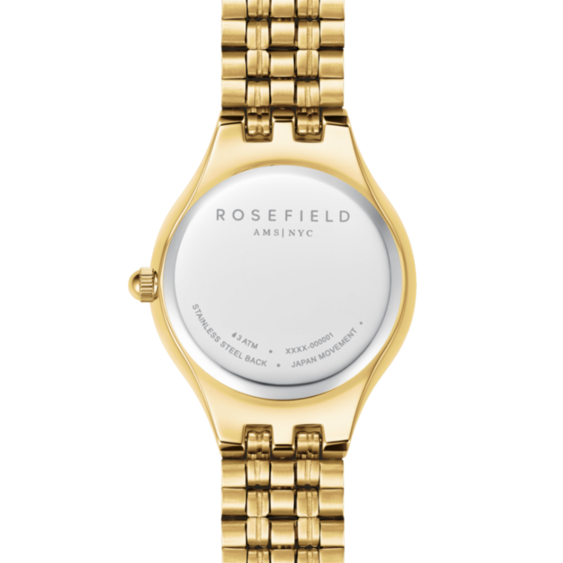 Rosefield Dameshorloge MUWGSG-MU01 Goudkleurig 26x34.1mm