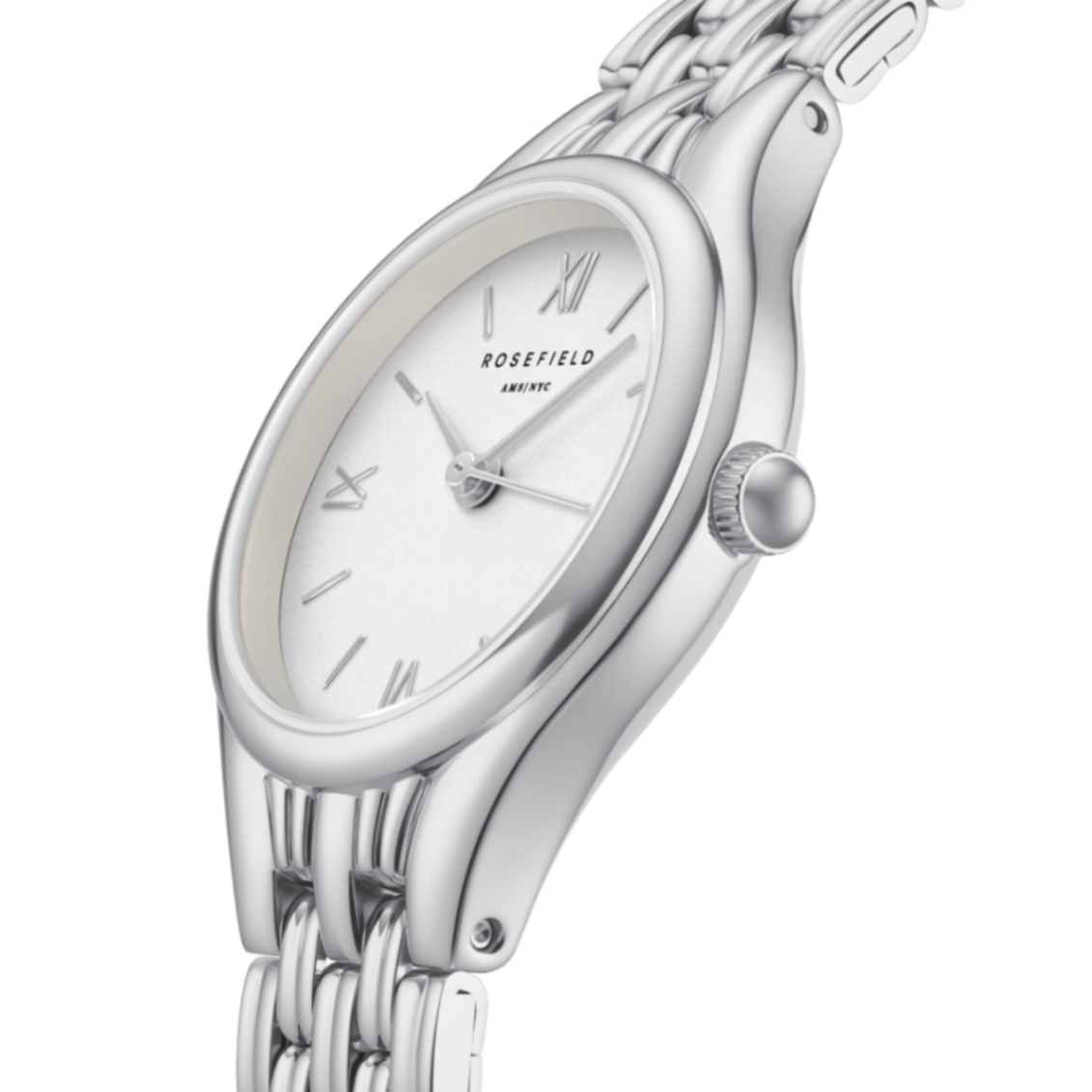 Rosefield Dameshorloge MUWSSS-MU02 Zilverkleurig 26x34.1mm