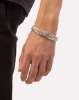 Buddha to Buddha armband J208 Nathalie XS Texture Silver, exclusief en kwalitatief hoogwaardig. Ontdek nu!
