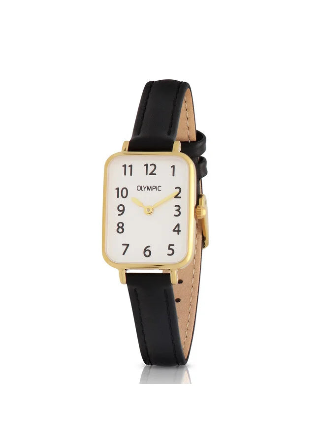 Olympic TILLY Double Leer Horloge OL66DDL011