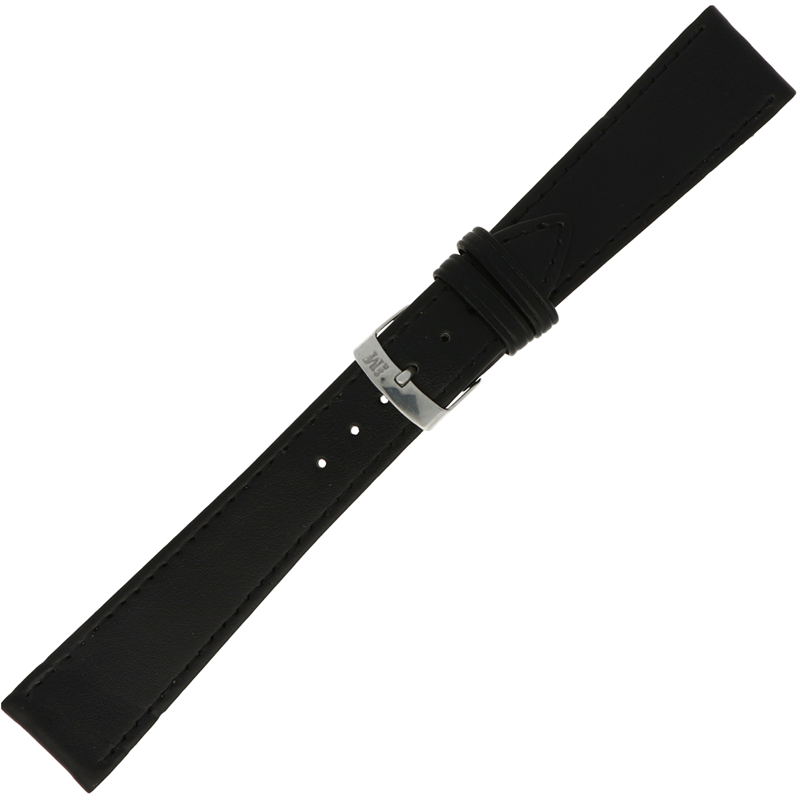 Morellato Basic Collection Horlogeband Leer Zwart Pointe
