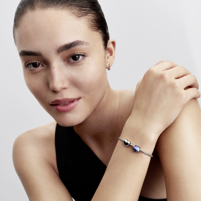 Pandora Blauwe Ster Bedel 794382C01 – Zilver met Emaille