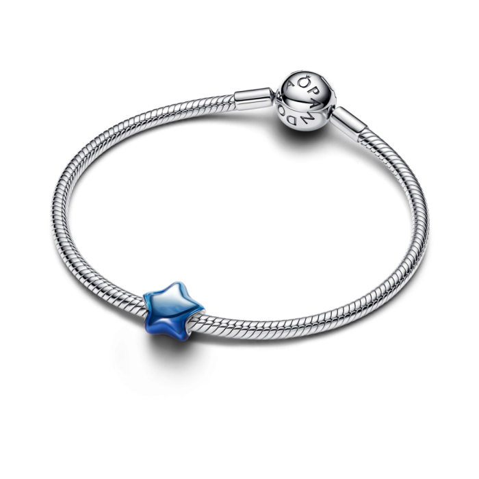 Pandora Blauwe Ster Bedel 794382C01 – Zilver met Emaille
