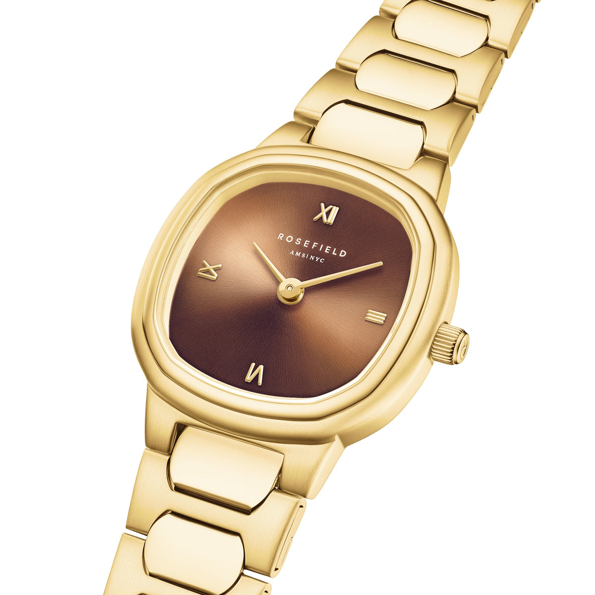 Rosefield Gaia XS Brown Gold ORBGSG-OR08 dameshorloge