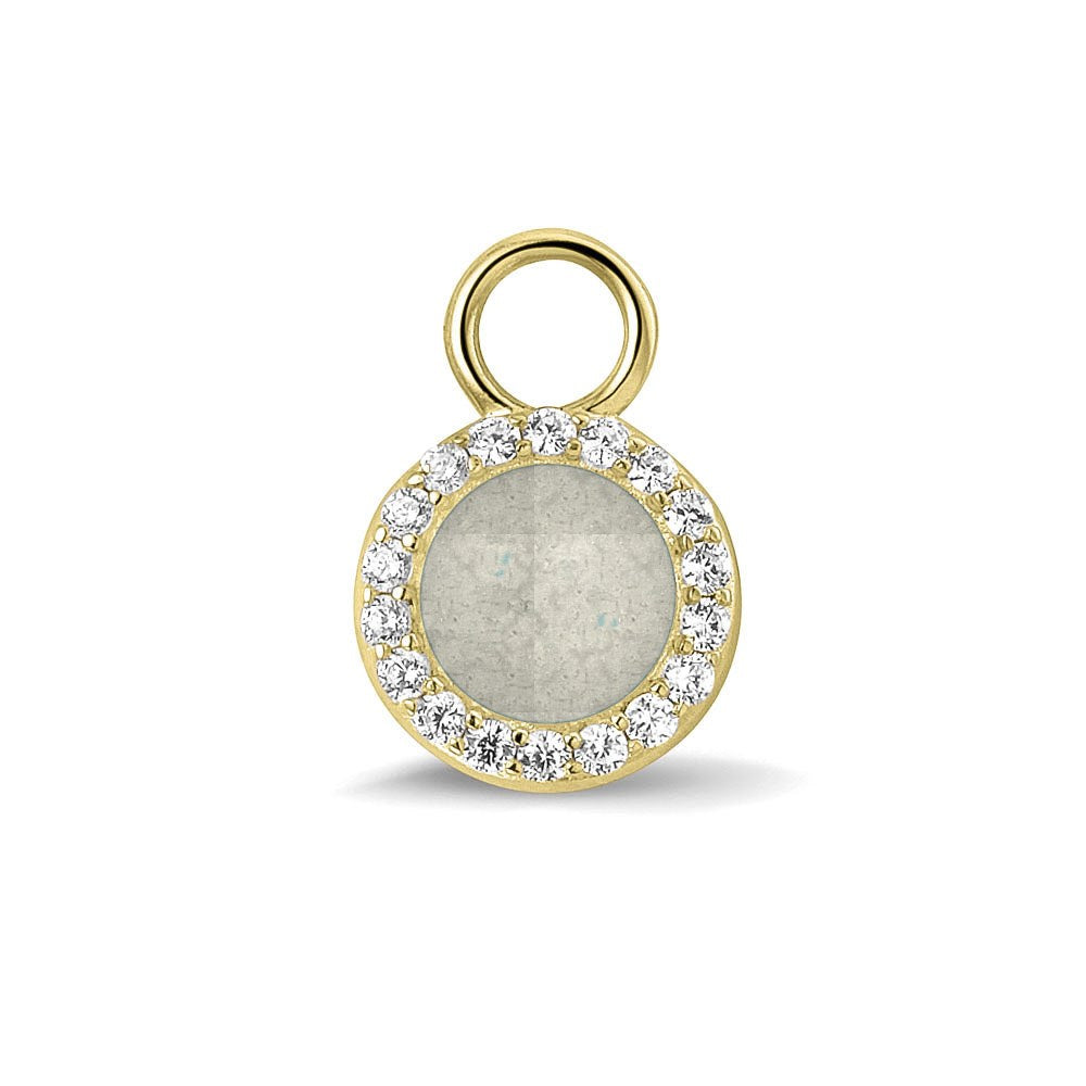 See You Gouden ronde oorhangers met steen voor as – 311 – afbeelding 22