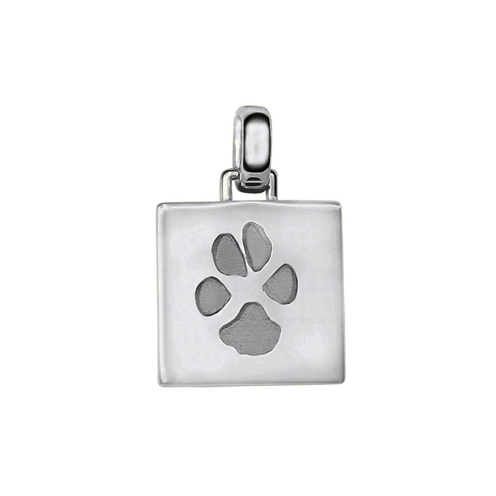 See You Vierkante pootafdruk hanger in goud – AP-001 A – afbeelding 3