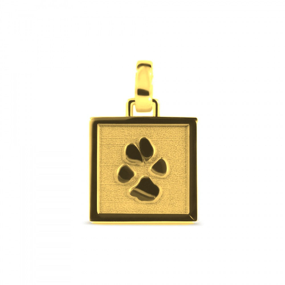 See You Hanger vierkant met pootafdruk in goud – AP-001 B – afbeelding 1