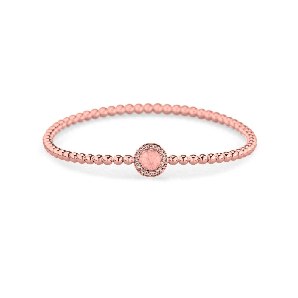 See You Gouden bubbelarmband rond met as en steen – BL-028 – afbeelding 2