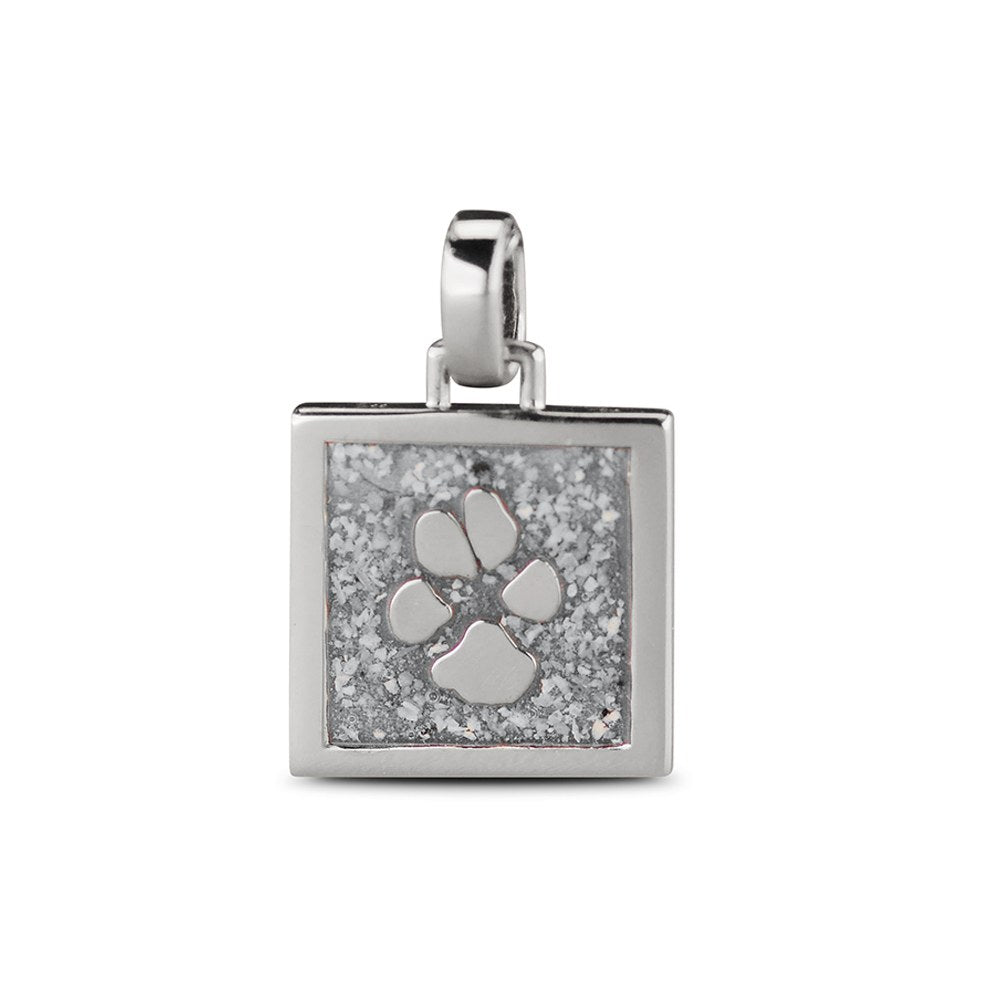 See You Vierkante pootafdruk ashanger in zilver – AP-001 B-ASH – afbeelding 1