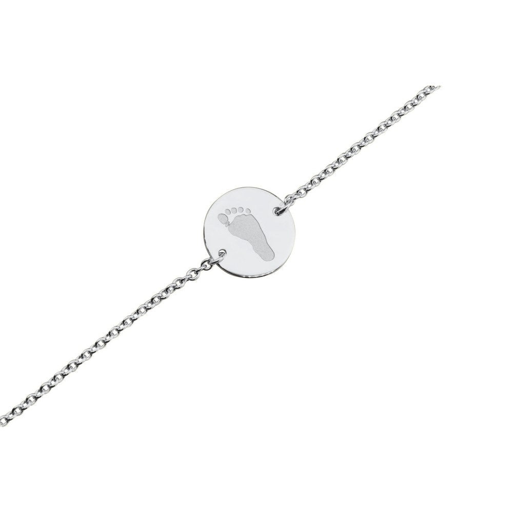 See You Gouden graveerarmband met rond plaatje – BL-031 – afbeelding 3