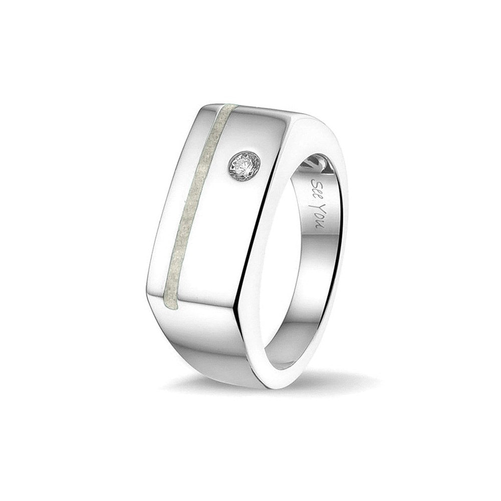 See You Ring met smalle asstreep in goud – RG-040 – afbeelding 69