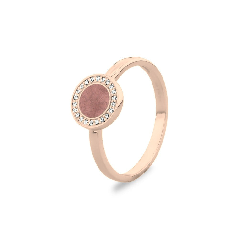 See You Diskring voor as met steentjes in goud – RG-056 – afbeelding 26