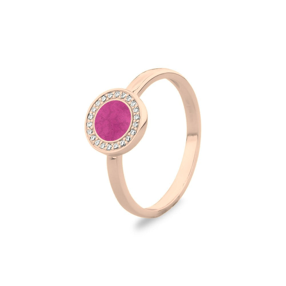 See You Diskring voor as met steentjes in goud – RG-056 – afbeelding 35