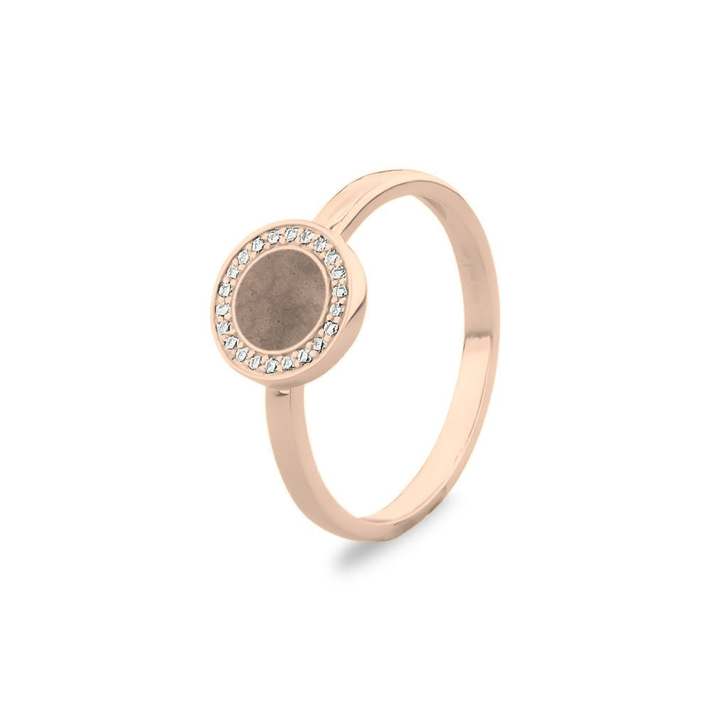 See You Diskring voor as met steentjes in goud – RG-056 – afbeelding 33