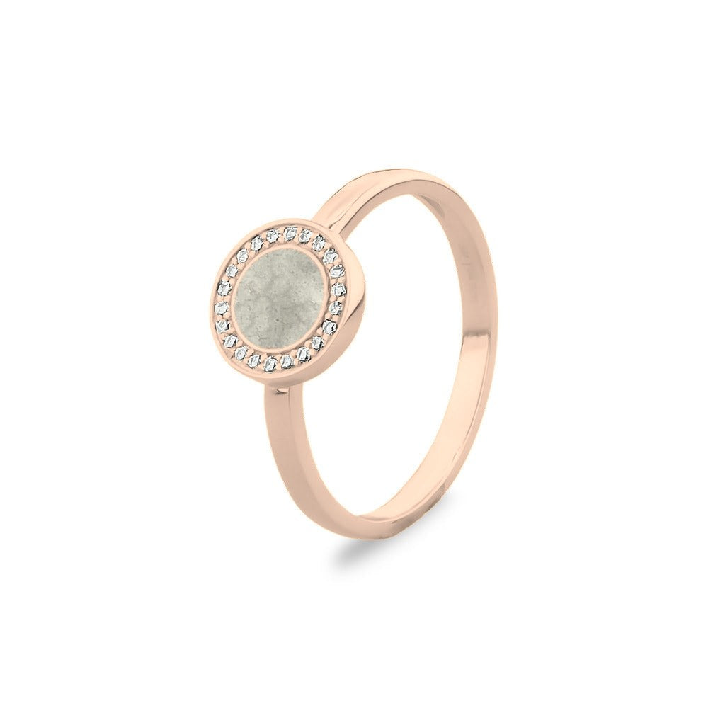 See You Diskring voor as met steentjes in goud – RG-056 – afbeelding 46