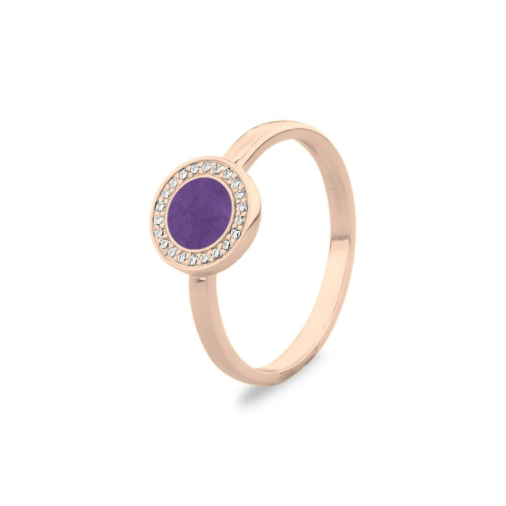 See You Diskring voor as met steentjes in goud – RG-056 – afbeelding 38