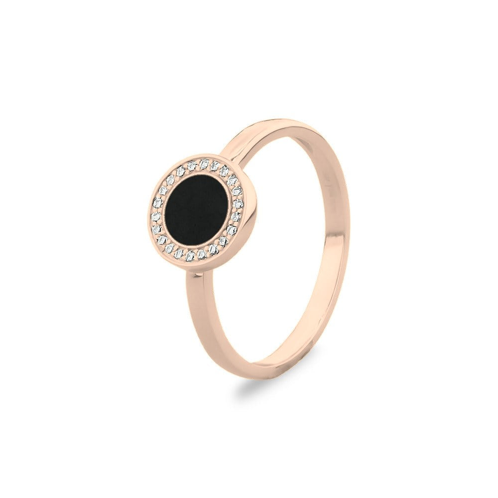 See You Diskring voor as met steentjes in goud – RG-056 – afbeelding 29
