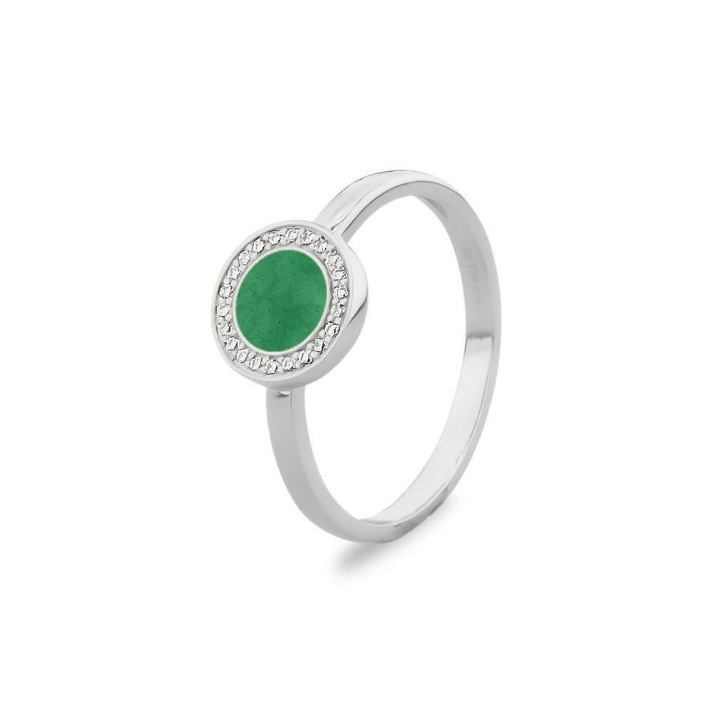 See You Diskring voor as met steentjes in goud – RG-056 – afbeelding 67