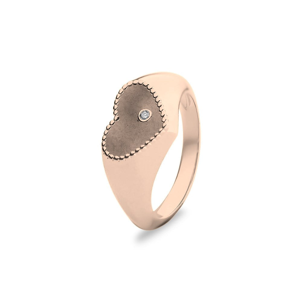 See You Gouden hartring met diamant voor as – RG071 – afbeelding 33