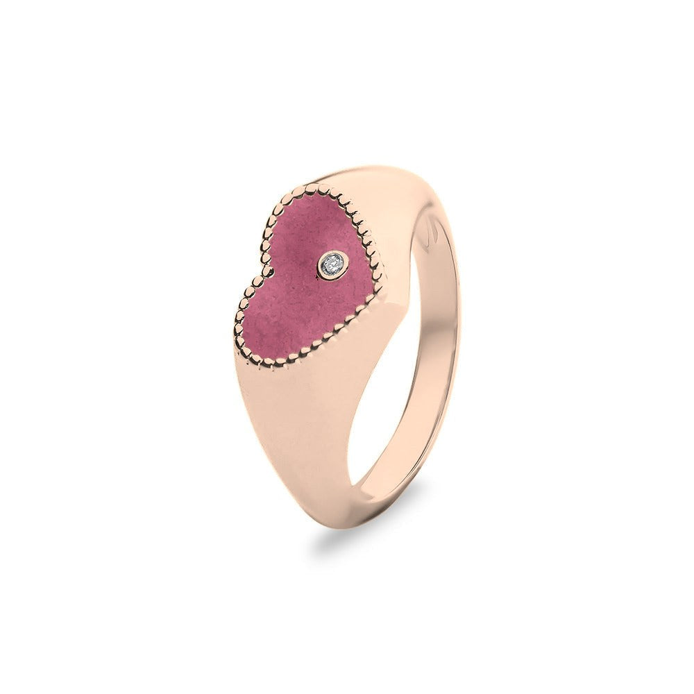 See You Gouden hartring met diamant voor as – RG071 – afbeelding 36
