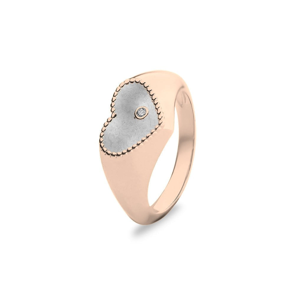 See You Gouden hartring met diamant voor as – RG071 – afbeelding 25