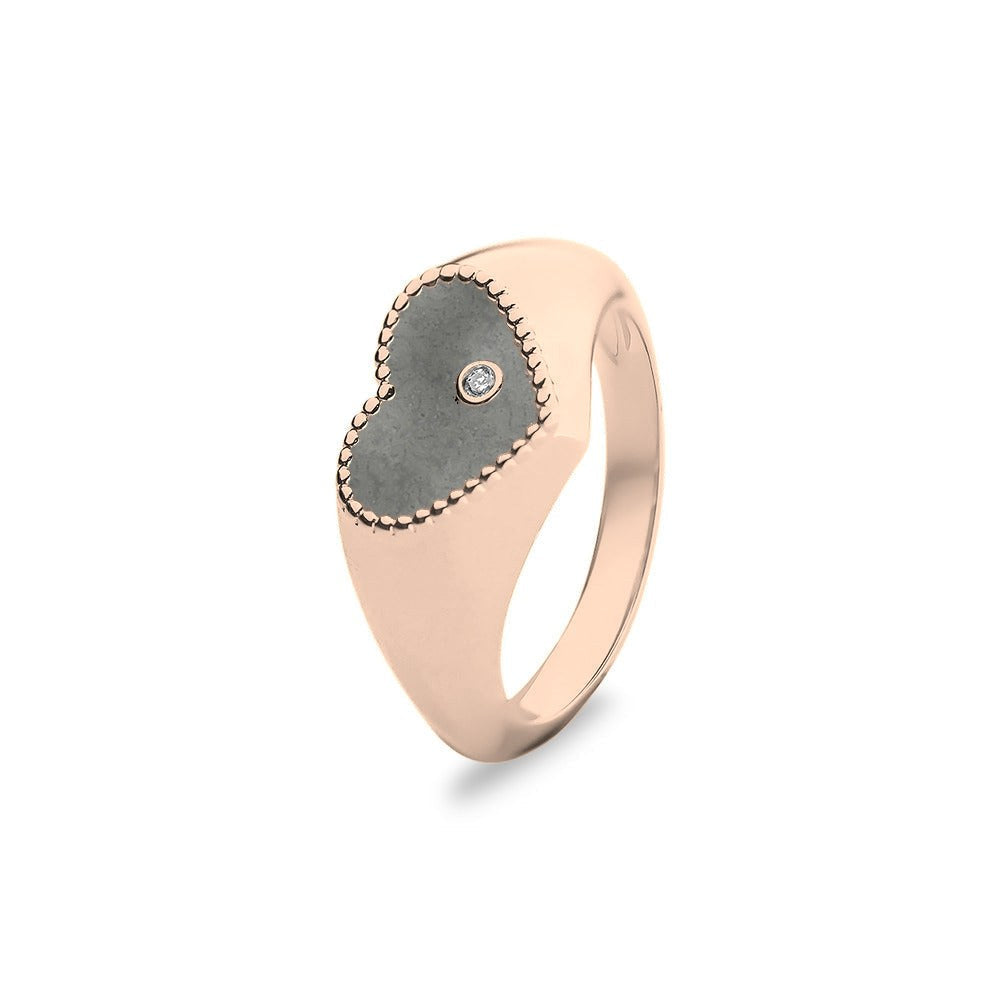 See You Gouden hartring met diamant voor as – RG071 – afbeelding 27