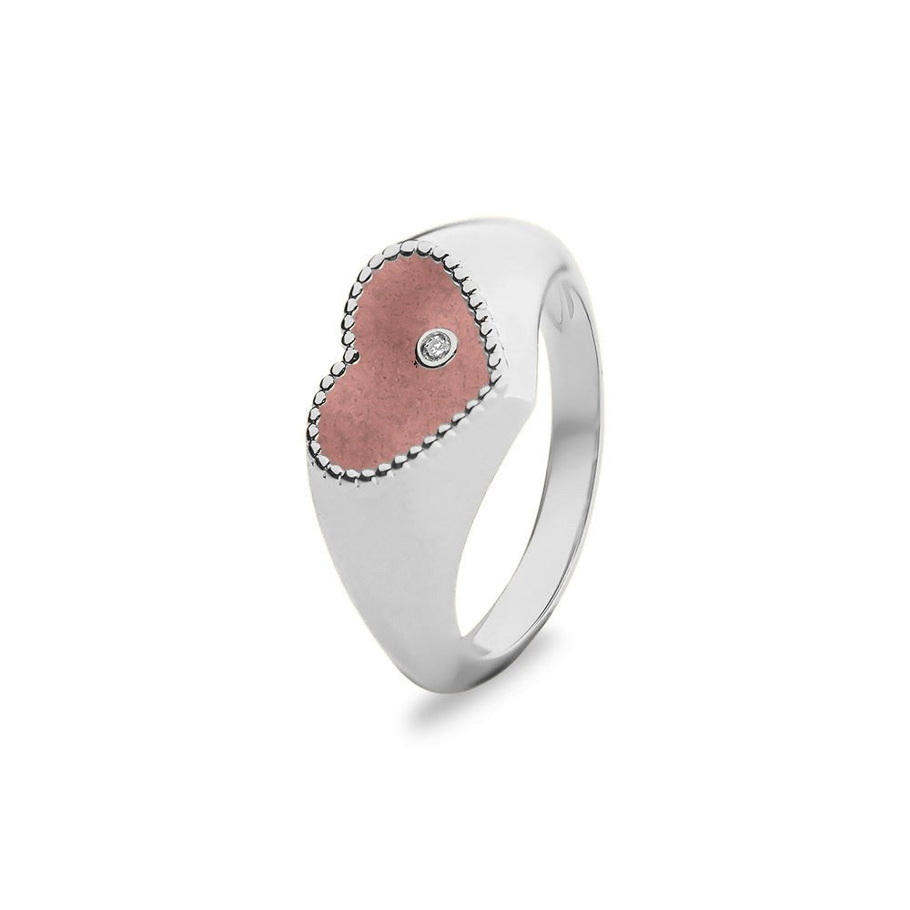 See You Gouden hartring met diamant voor as – RG071 – afbeelding 49