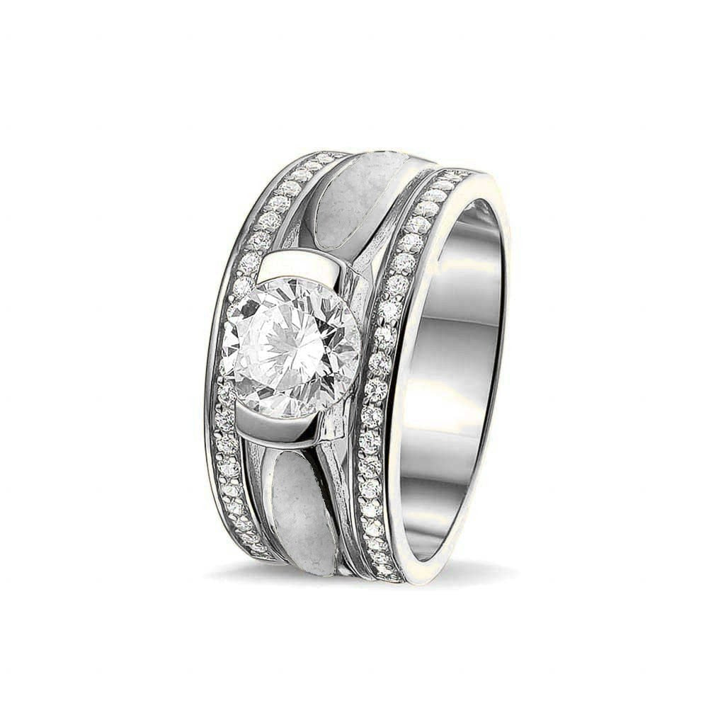 See You Brede ring met twee ascompartimenten in goud – RG-041 – afbeelding 48