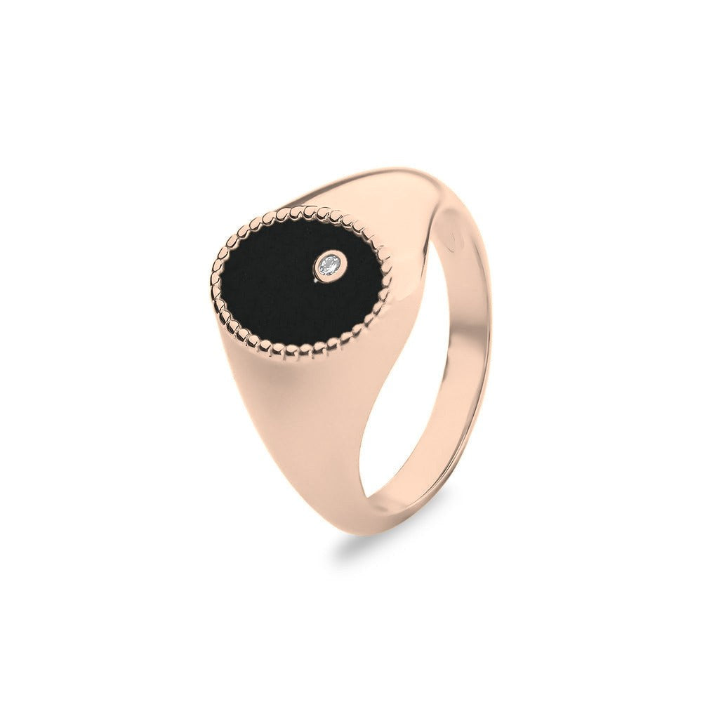 See You Ovale gouden asring met diamant – RG072 – afbeelding 29