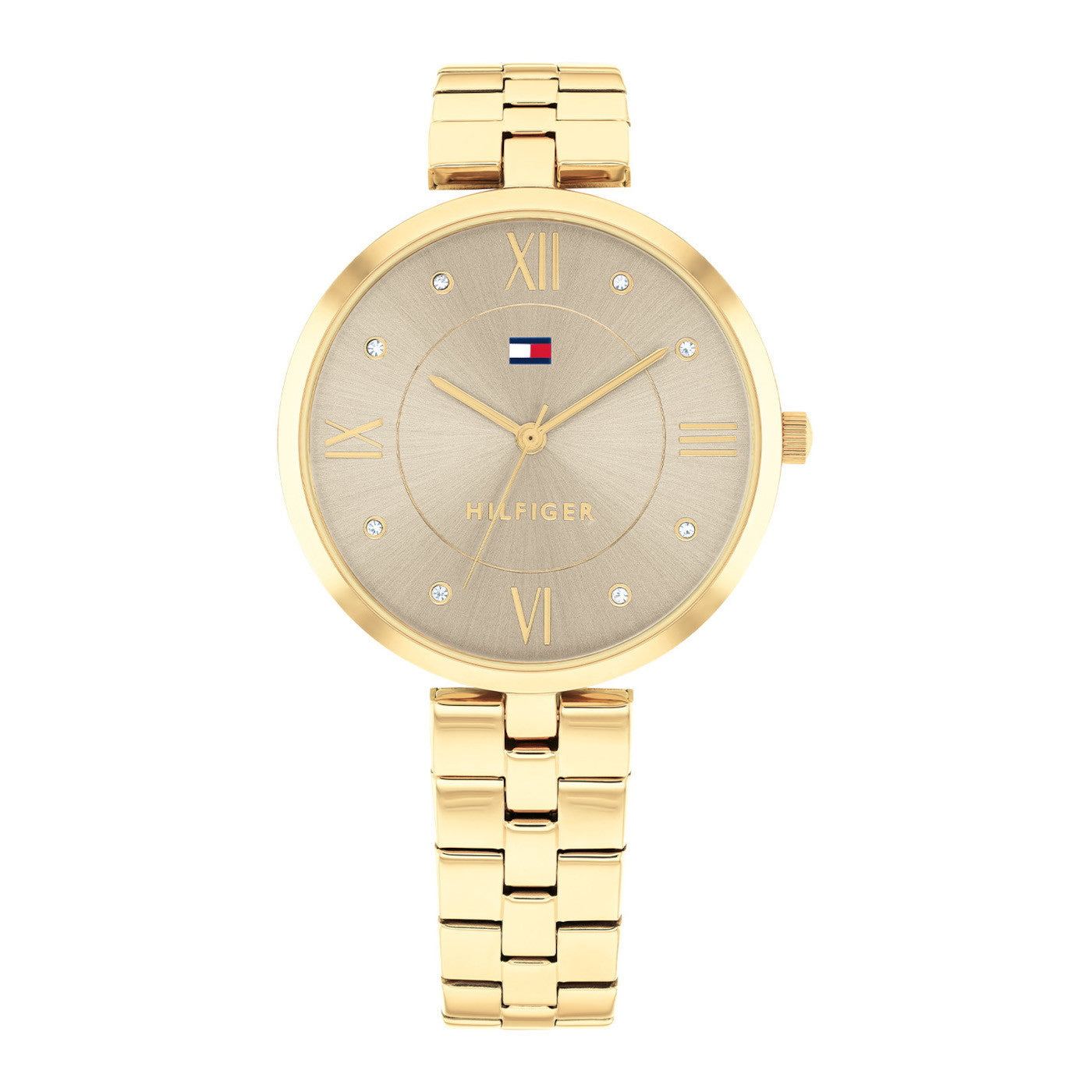 Tommy Hilfiger TH1782685 Horloge Dames Goudkleurig 34mm, exclusief en kwalitatief hoogwaardig. Ontdek nu!