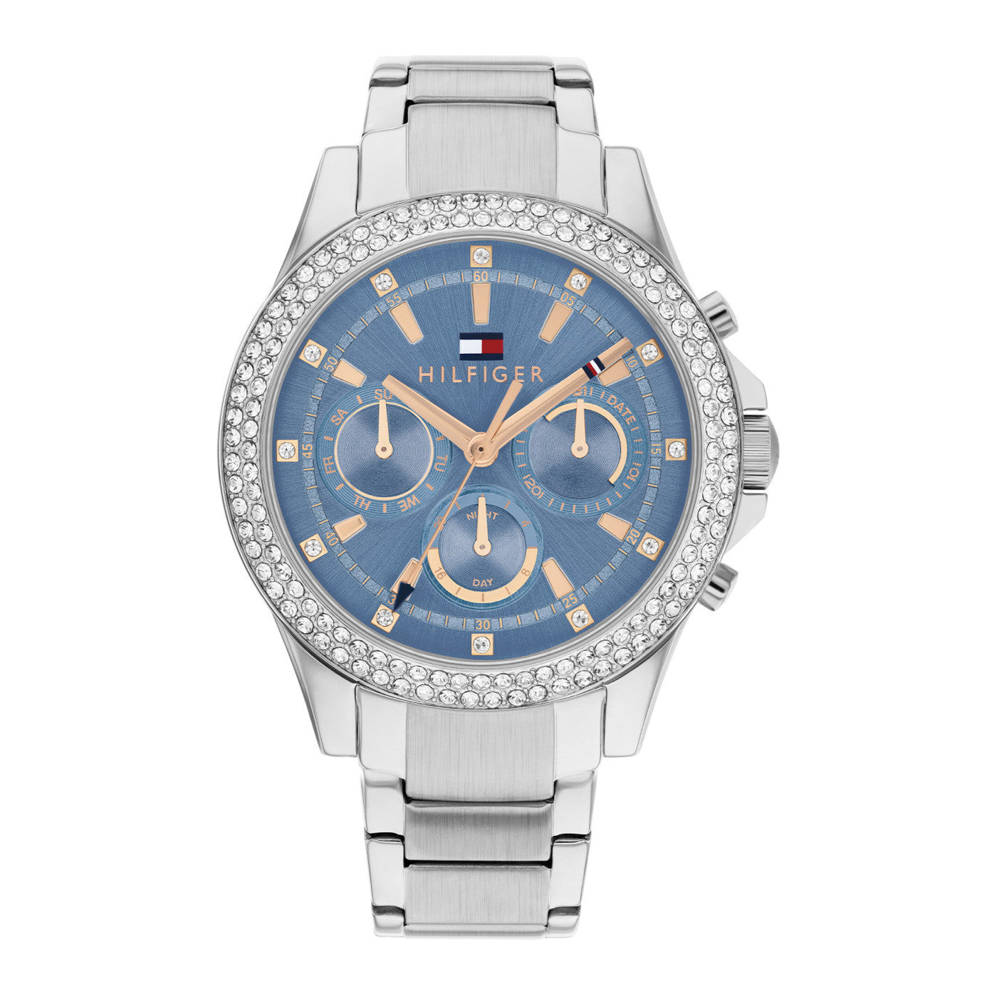 Tommy Hilfiger TH1782690 Horloge Dames Zilverkleurig 38mm, exclusief en kwalitatief hoogwaardig. Ontdek nu!