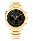 Tommy Hilfiger TH1792109 Horloge Heren Goudkleurig 46mm, exclusief en kwalitatief hoogwaardig. Ontdek nu!