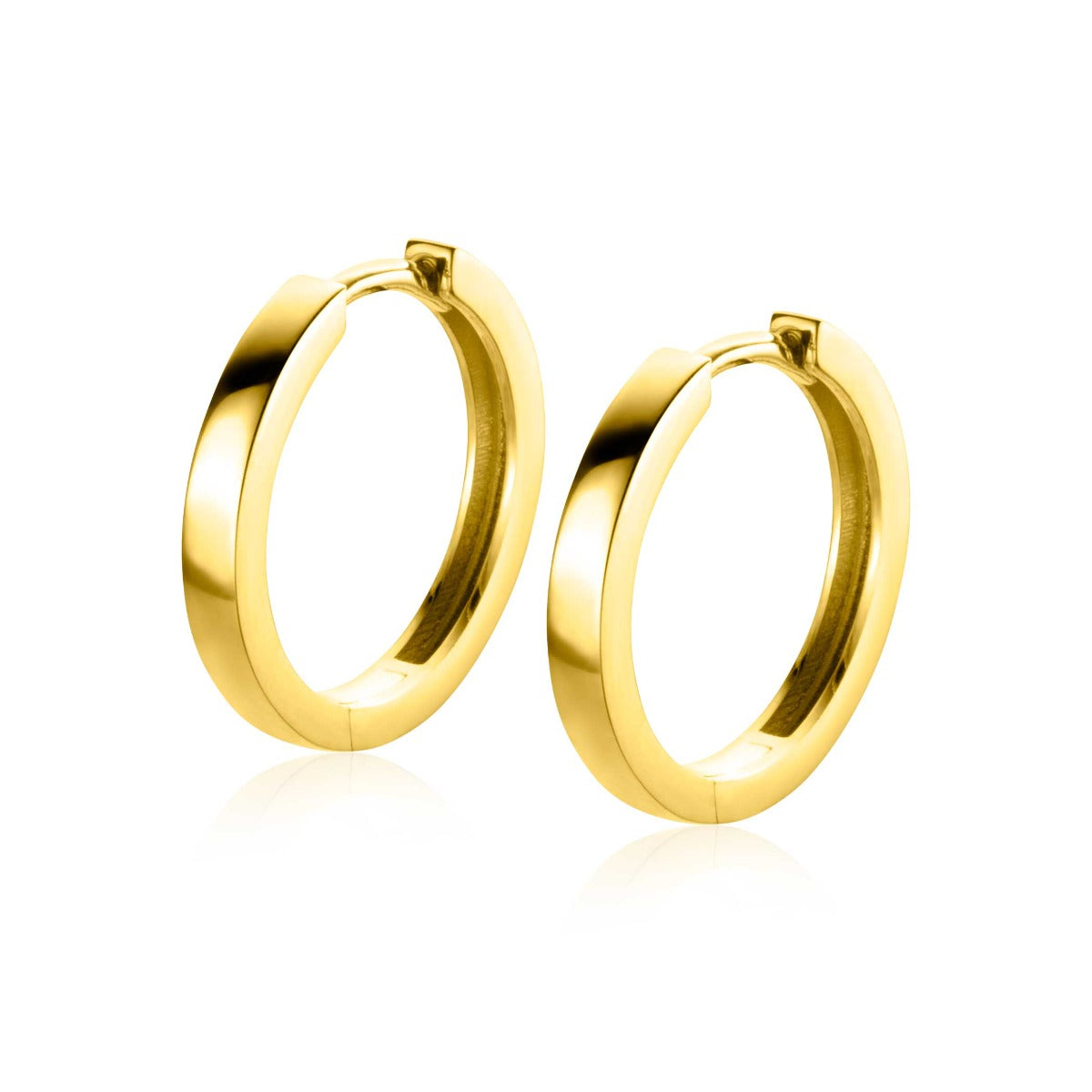ZINZI 14K Gouden Oorbellen ZGO572 17mm