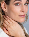 ZINZI Gold 14 krt gouden ring met bolletjes scheen en bezet met een ronde witte zirkonia in bolletjes zetting van 3,5mm ZGR308 - PansiteNederland.nl