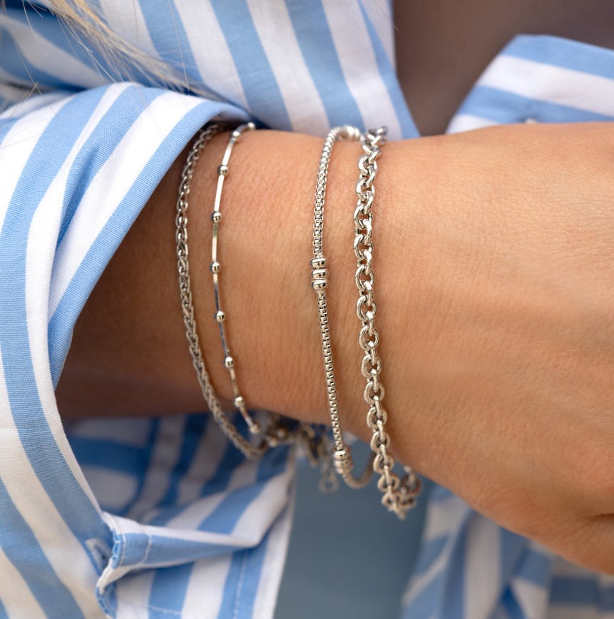 ZINZI Zilveren Armband 17-20 cm - ZIA2471