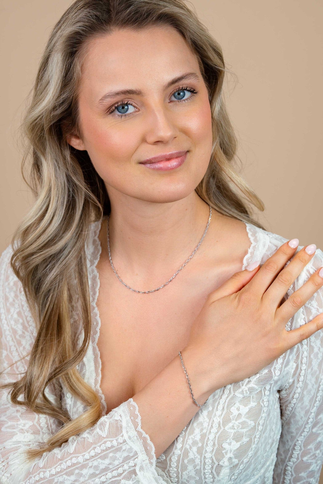 ZINZI Zilveren Ketting ZIC2841
